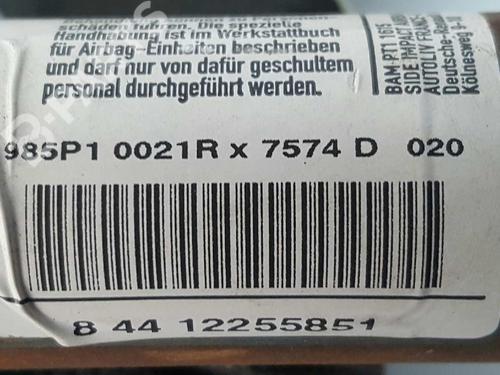 Left curtain airbag RENAULT MEGANE III Hatchback (BZ0/1_, B3_) 1.5 dCi | BP2743418C11 