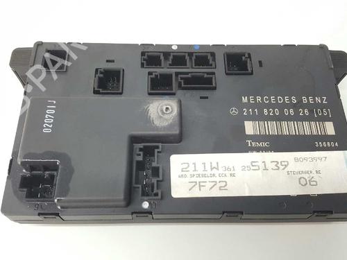 Used Comfort control module MERCEDES-BENZ E-CLASS (W211) E 270 CDI (211.016) (177 hp) 3022359