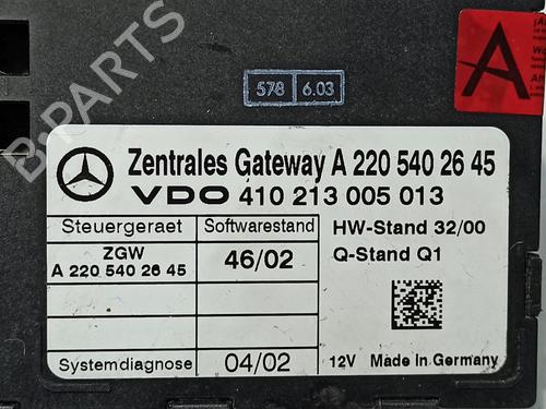 Electronic module MERCEDES-BENZ S-CLASS (W220) S 320 CDI (220.025, 220.125) | BP17325246M83 