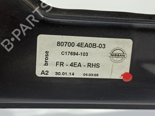 Front right window mechanism NISSAN QASHQAI II SUV (J11, J11_) 1.5 dCi | BP16221094C23 