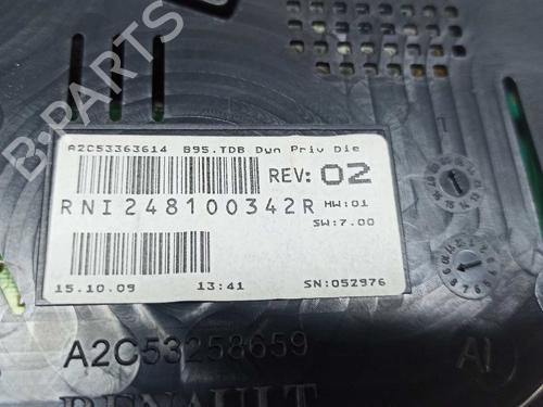 Instrument cluster RENAULT MEGANE III Hatchback (BZ0/1_, B3_) 2.0 dCi (BZ0Y) | BP6894430C47 