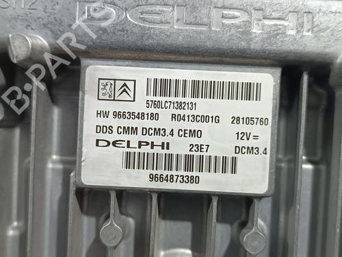 Engine control unit (ECU) PEUGEOT 407 (6D_) 2.0 HDi 135 (6DRHRH, 6DRHRE, 6DRHRG, 6DRHRJ) | BP22410871M57 