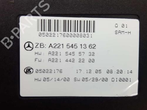 Fuse box MERCEDES-BENZ S-CLASS (W221, V221) S 320 CDI (221.022, 221.122) | BP4386844E1