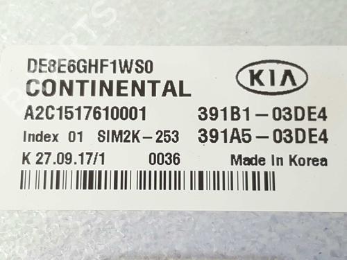Engine control unit (ECU) KIA NIRO I (DE) 1.6 GDI Hybrid | BP5771640M57