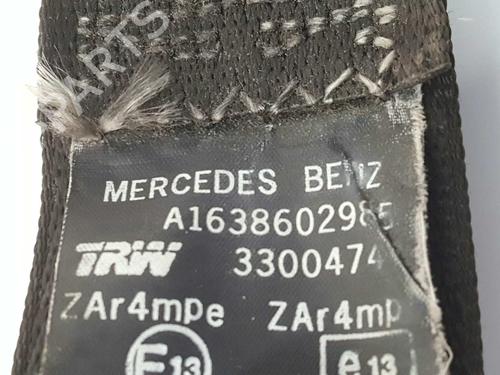 Front left seatbelt MERCEDES-BENZ M-CLASS (W163) ML 270 CDI (163.113) | BP8749533I26 