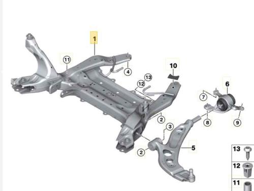 Used Subframe MINI MINI (F55) Cooper (136 hp) 29263910