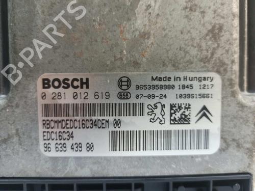 Engine control unit (ECU) PEUGEOT PARTNER MPV (5_, G_) 1.6 HDi 90 | BP7281074M57 