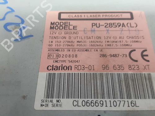 Radio PEUGEOT 206+ (2L_, 2M_) 1.1 | BP2739353E6