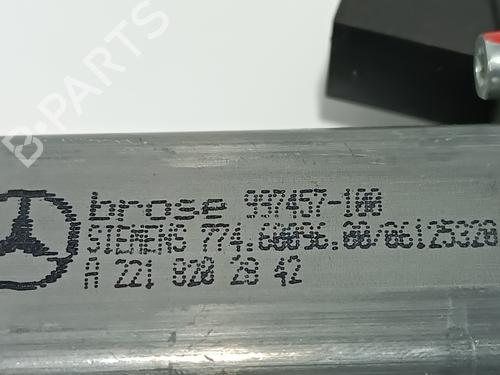 Right front window motor MERCEDES-BENZ S-CLASS (W221, V221) S 320 CDI (221.022, 221.122) | BP12110389E20
