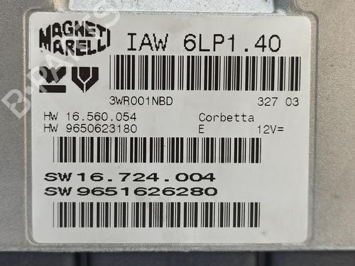 Engine control unit (ECU) PEUGEOT 307 CC (3B) 2.0 16V | BP10738096M57