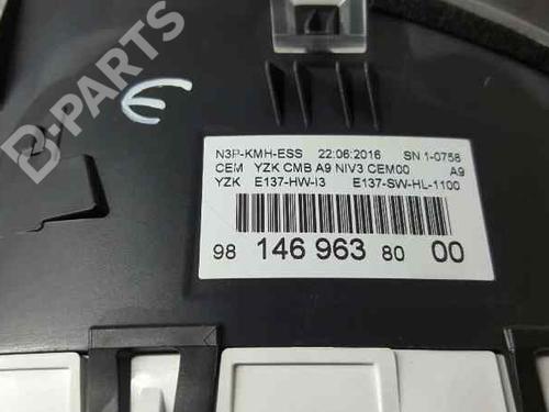 Instrument cluster PEUGEOT 208 I (CA_, CC_) 1.2 PureTech 82 | BP2782593C47 