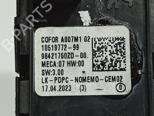 Left front window switch PEUGEOT 2008 I (CU_) 1.2 THP 130 / PureTech 130 | BP21798715I27