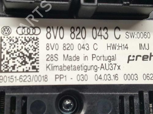 Climate control AUDI A3 Sportback (8VA, 8VF) 1.6 TDI | BP3675887I5 