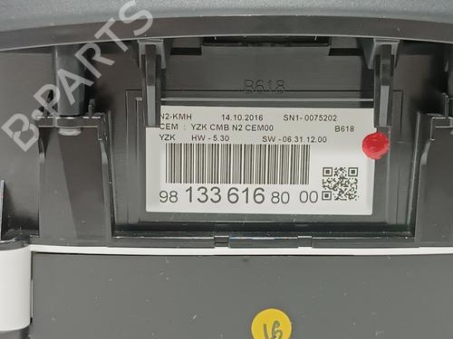 Instrument cluster CITROËN C3 III (SX) 1.2 THP 110 (SXHNPS, SXHNZT, SXHNZ6) | BP18117363C47 