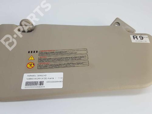 Right sun visor NISSAN MICRA III (K12) 1.2 16V | BP4386672I2 