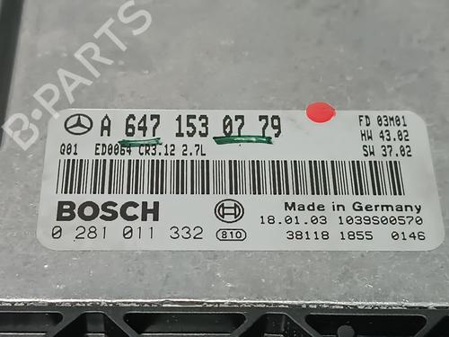 Engine control unit (ECU) MERCEDES-BENZ E-CLASS (W211) E 270 CDI (211.016) | BP16674447M57