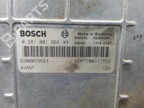 Engine control unit (ECU) RENAULT MEGANE I (BA0/1_) 1.9 dTi (BA08, BA0N) | BP2771456M57 