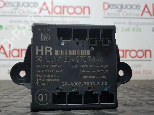 Used Comfort control module MERCEDES-BENZ C-CLASS (W204) C 200 CDI (204.007, 204.006) (136 hp) 2734600