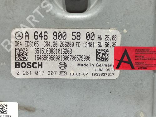 Engine control unit (ECU) MERCEDES-BENZ SPRINTER 3,5-t Van (B906) 313 CDI (906.631, 906.633, 906.635, 906.637) | BP27489929M57