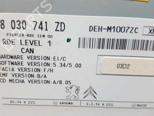 Radio PEUGEOT 208 I (CA_, CC_) 1.6 HDi | BP2748053E6 