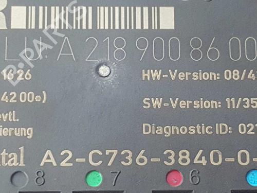 Comfort control module MERCEDES-BENZ E-CLASS (W212) E 220 CDI / BlueTEC (212.001, 212.002) | BP2738884M56