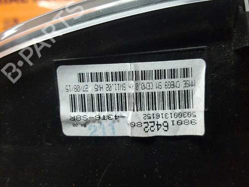 Instrument cluster CITROËN BERLINGO MULTISPACE (B9) 1.6 BlueHDi 120 | BP2782410C47 
