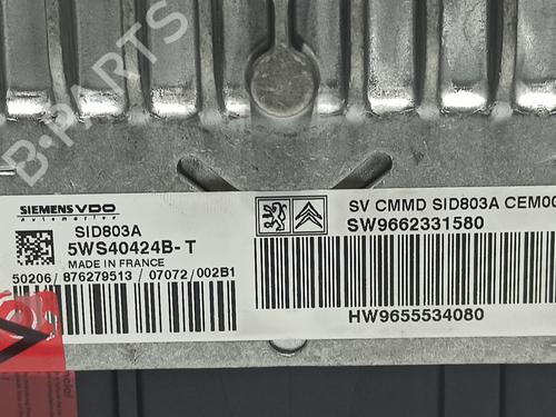 Engine control unit (ECU) CITROËN C5 II (RC_) 2.0 HDi (RCRHRH) | BP12092986M57 
