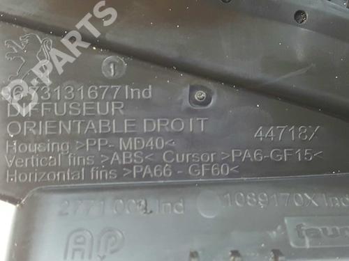 Air vent PEUGEOT 208 I (CA_, CC_) 1.4 HDi | BP11639429I21 