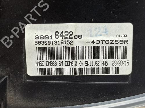 Instrument cluster CITROËN BERLINGO Box Body/MPV (B9) | BP18664979C47