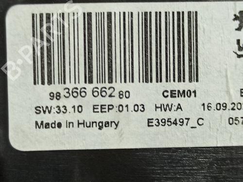 Electronic module PEUGEOT 3008 II SUV (MC_, MR_, MJ_, M4_) 1.5 BlueHDi 130 | BP28615519M83 