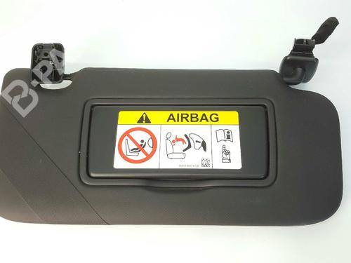 Used Right sun visor FORD FIESTA VII (HJ, HF) 1.5 TDCi (120 hp) 5624572