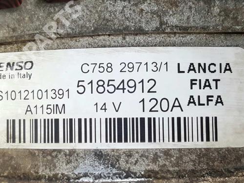 Alternator FIAT FIORINO Box Body/MPV (225_) 1.3 D Multijet | BP3293651M7 