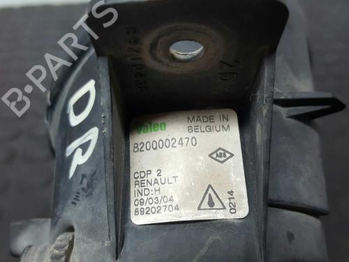 Right front fog light RENAULT CLIO II (BB_, CB_) 1.2 16V (BB05, BB0W, BB11, BB27, BB2T, BB2U, BB2V, CB05,... | BP2752217C31 