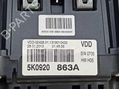 Instrument cluster VW GOLF VI Variant (AJ5)  | BP8677600C47 