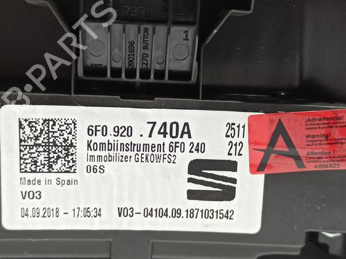 Instrument cluster SEAT IBIZA V (KJ1, KJG) 1.0 TSI | BP17097194C47 