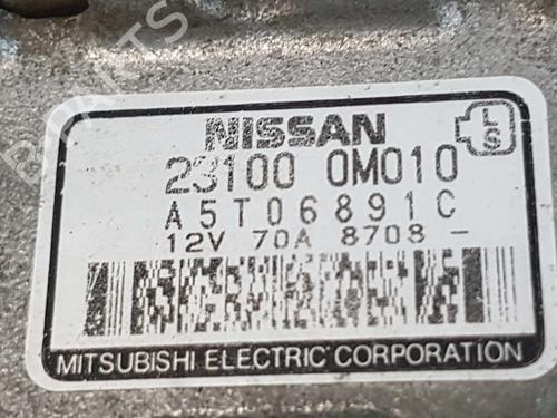 Alternator NISSAN ALMERA I (N15) 1.4 GX,LX | BP6926994M7