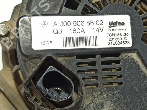 Alternator MERCEDES-BENZ SPRINTER 3,5-t Van (B906) 313 CDI (906.631, 906.633, 906.635, 906.637) | BP27812079M7