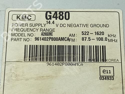 Radio KIA SORENTO II (XM) 2.2 CRDi | BP20088035E6 