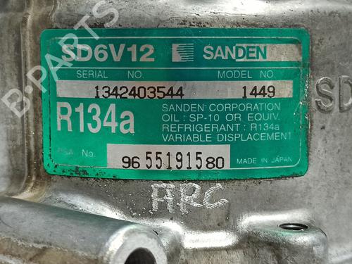 AC compressor PEUGEOT 206 Hatchback (2A/C) 1.4 HDi | BP28446334M34 