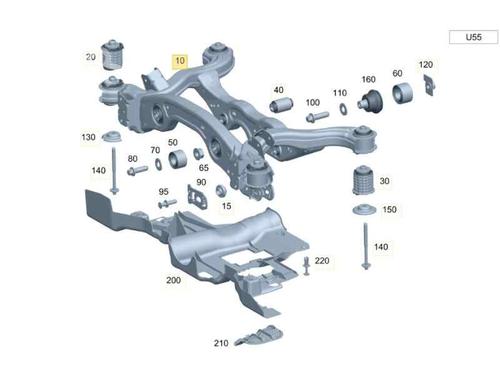 Rear axle MERCEDES-BENZ A-CLASS (W177) A 200 (177.087) | BP26669659M2