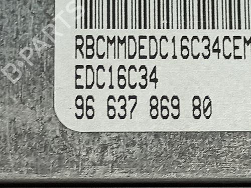 Engine control unit (ECU) CITROËN C4 Grand Picasso I (UA_) 1.6 HDi | BP10746431M57