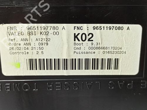 Fuse box PEUGEOT 307 (3A/C) 2.0 HDi 90 | BP20100662E1 