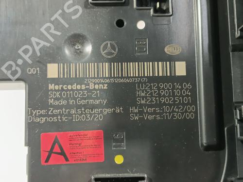 Fuse box MERCEDES-BENZ E-CLASS (W212) E 220 CDI / BlueTEC (212.001, 212.002) | BP31336180E1