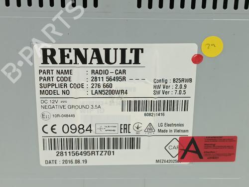 Display RENAULT CAPTUR I (J5_, H5_) 1.5 dCi 90 (J5N4, J5M5, J5MW, J5M6, J5AL, J5AJ) | BP27993104C48 