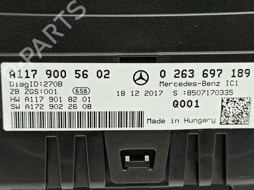 Instrument cluster MERCEDES-BENZ CLA Coupe (C117) CLA 200 CDI / d (117.308) | BP27290024C47 