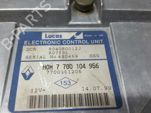 Engine control unit (ECU) RENAULT KANGOO (KC0/1_) D 65 1.9 (KC0E, KC02, KC0J, KC0N) | BP2745078M57