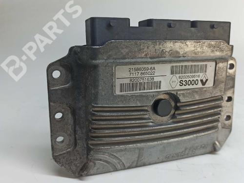 Sterownik / Moduł silnika RENAULT MEGANE II Saloon (LM0/1_) 1.6 16V (LM1R, LM0C) 8200751638 | 8200509516 / 8200509552 7117865022