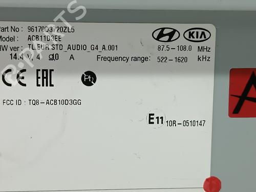 Radio HYUNDAI TUCSON (TL, TLE) 1.6 GDi | BP22919934E6