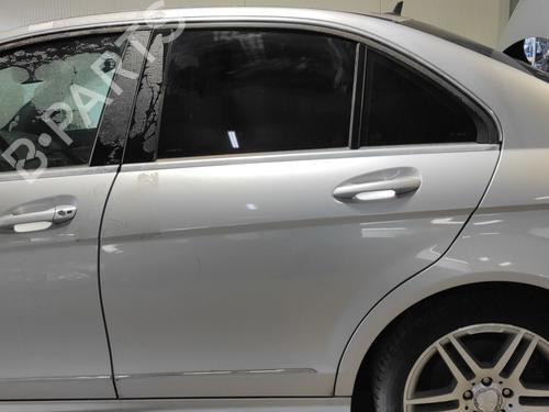 Left rear door MERCEDES-BENZ C-CLASS (W204) C 350 CDI (204.022) A2047300105 | A2047302100 775 (GRIS Plata iridio - pintura metalizada)