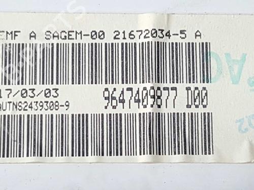 Display monitor CITROËN C5 I (DC_) 1.8 16V (DC6FZB, DC6FZE) | BP6629784C48 